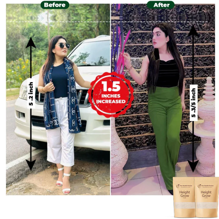 🌿 Height Growth Veda "Grow Naturally, Shine Confidently!"
