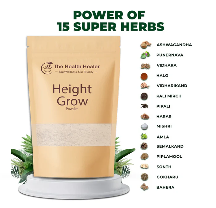 🌿 Height Growth Veda "Grow Naturally, Shine Confidently!"