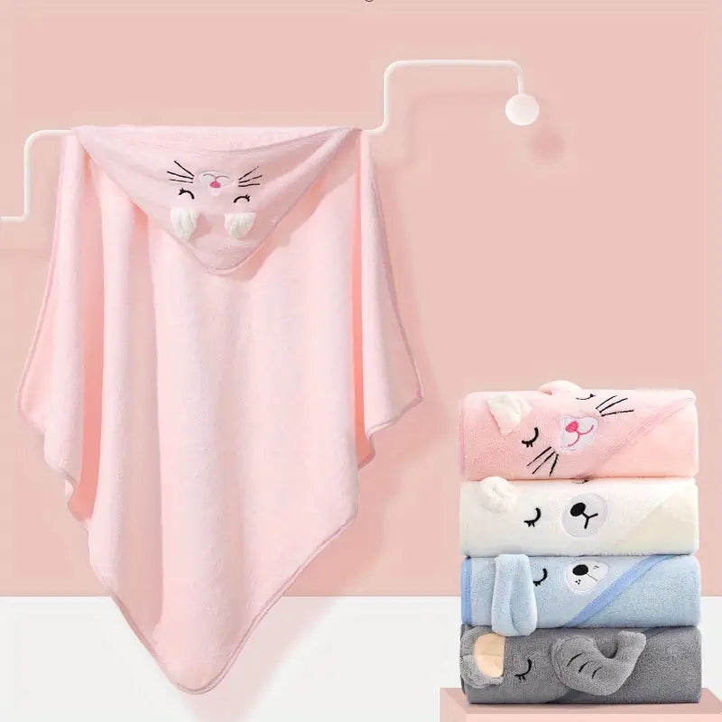 🔥Cartoon Animal Bath Towel   ❄️👶 For 0-4 years Baby | 😍 Flat 50% OFF 🤩