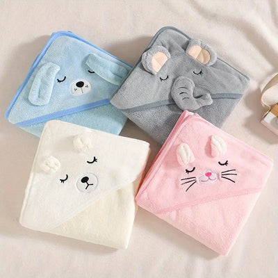 🔥Cartoon Animal Bath Towel   ❄️👶 For 0-4 years Baby | 😍 Flat 50% OFF 🤩